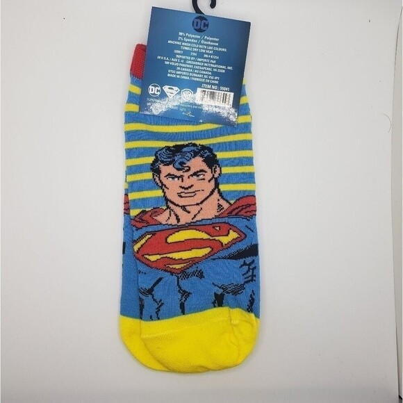 Dc COMIC Superman Ankle Socks - Picture 1 of 4